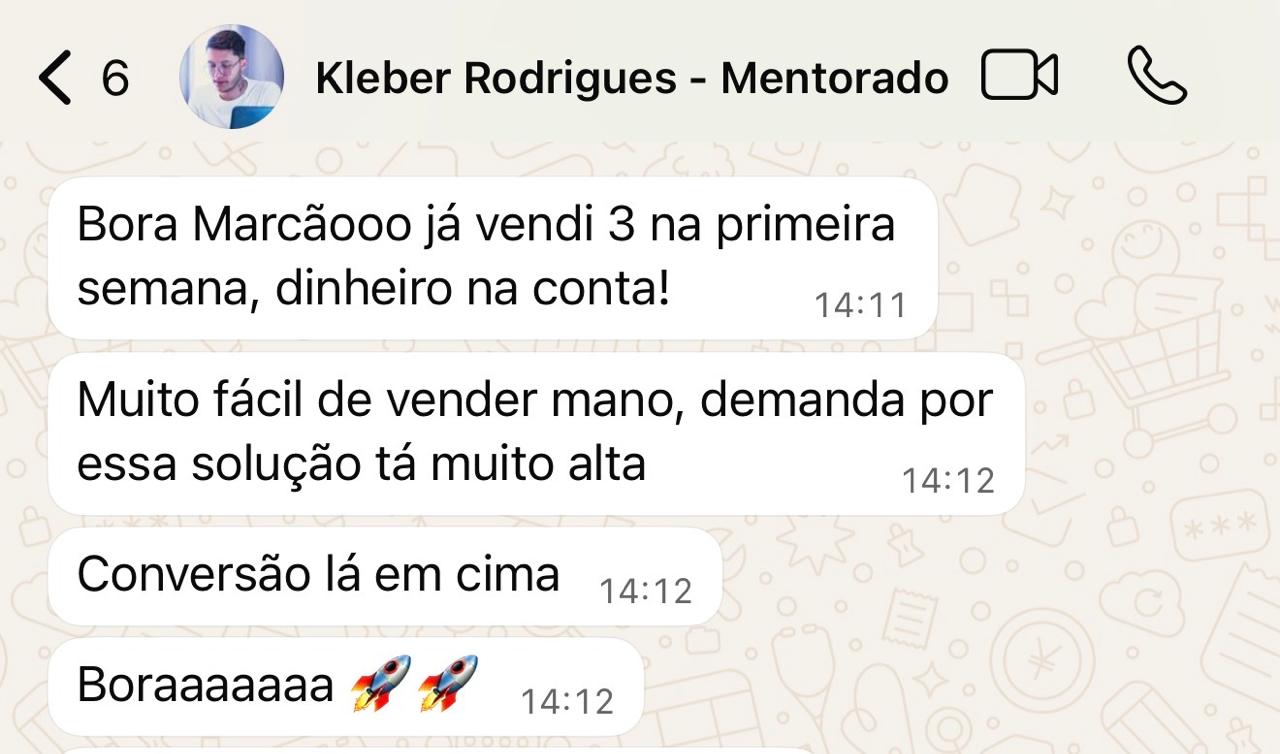 Kleber Rodrigues, 3 vendas na primeira semana